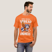 Orange Unicorn Spread Kindness T-Shirt (Vorne ganz)