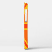 Orange Union Jack British Flag Dekor Case-Mate iPhone Hülle (Rückseite / Links)