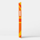 Orange Union Jack British Flag Dekor Case-Mate iPhone Hülle (Rückseite / Rechts)
