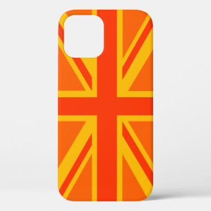 Orange Union Jack British Flag Dekor Case-Mate iPhone Hülle
