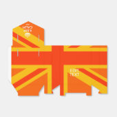 Orange Union Jack British Flag Swag Geschenkschachtel (Ungefaltet)