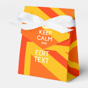 Orange Union Jack British Flag Swag Geschenkschachtel