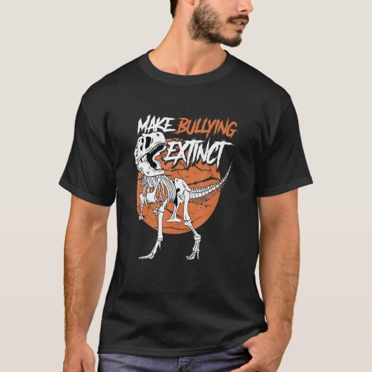 Orange Unity Day 2022 Anti Bullying Make Bullying  T-Shirt (Vorderseite)