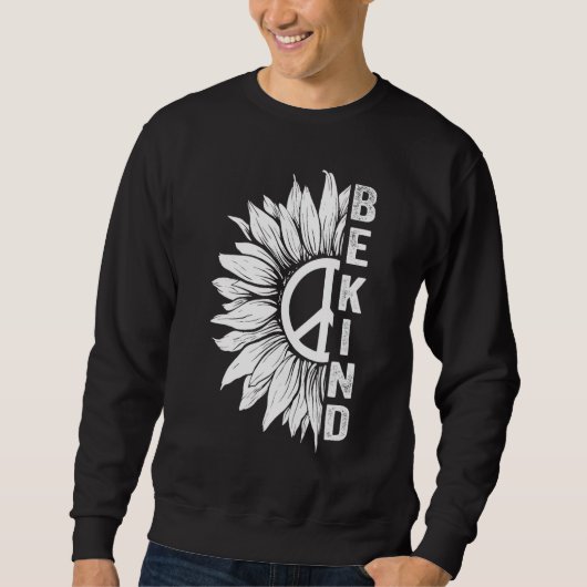 Orange Unity Day Anti Bullying Be Kind Sunflower P Sweatshirt (Vorderseite)