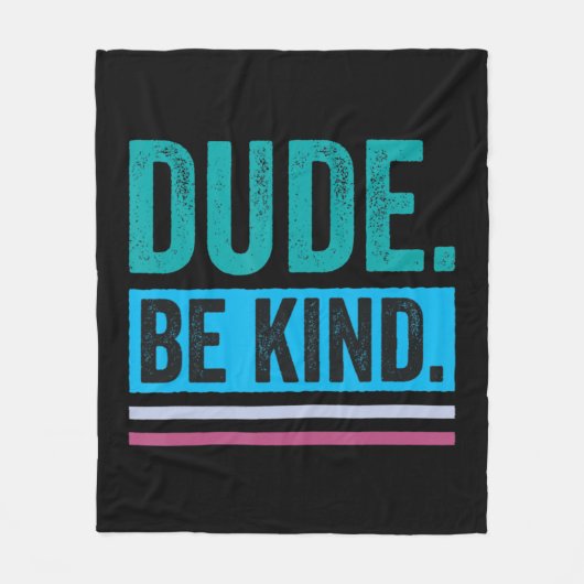 Orange Unity Day Anti Bullying Typ sein Kind 5 Fleecedecke (Vorderseite)