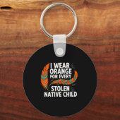 Orange Unity Day Every Child Native American Women Schlüsselanhänger (Vorderseite)