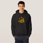 Orange Unity Day Gegen Mobbing Rex Dinosau Hoodie (Vorne ganz)