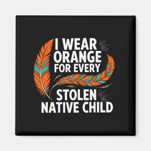 Orange Unity Tag Jedes Kind Amerikanische Ureinwoh Magnet