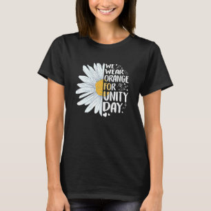 ORANGE UNITY TAY DAISY Wir tragen Orange for Unity T-Shirt