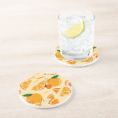 Orange Untersetzer (Seite)