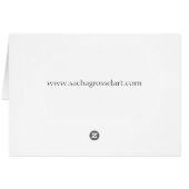 Orange ursprüngliche Aquarellkunst Canna Lilie (Rückseite Horizontal)