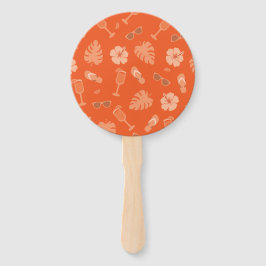 Orange Vacation Fächer