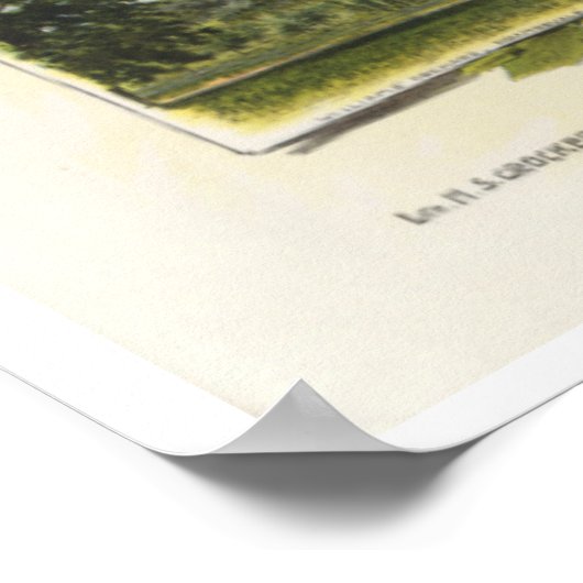 Orange Vale Colony 1895 Poster (Ecke)