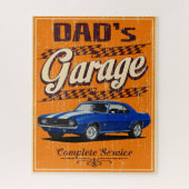 Orange Vater Garage Camaro Puzzle (Vertikal)