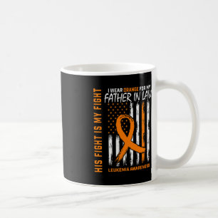Orange Vater in Law Leukämie Krebs Bewusstsein Alt Kaffeetasse