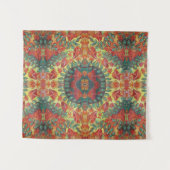 Orange vermehrt sich Tapisserie explosionsartig Wandteppich (Vorderseite (Horizontal))