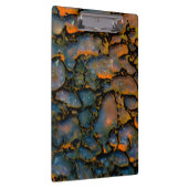 Orange-versteinerte Dinosaurier Klemmbrett (Rechts)