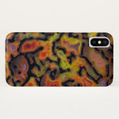 Orange-versteinerte Dinosaurier-Knochen Case-Mate iPhone Hülle (Rückseite (Horizontal))