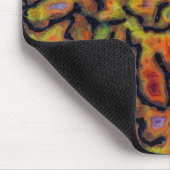 Orange-versteinerte Dinosaurier-Knochen Mousepad (Ecke)