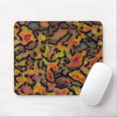 Orange-versteinerte Dinosaurier-Knochen Mousepad (Mit Mouse)