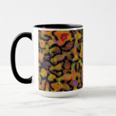 Orange-versteinerte Dinosaurier-Knochen Tasse (Links)