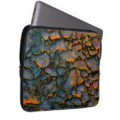 Orange-versteinerte Dinosaurier Laptopschutzhülle (Vorne Rechts)