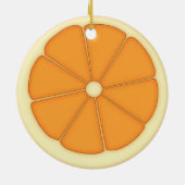 Orange Verzierung Keramikornament (Hinten)