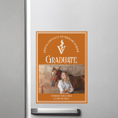 Orange Veterinary School Foto Abschluss Magnet