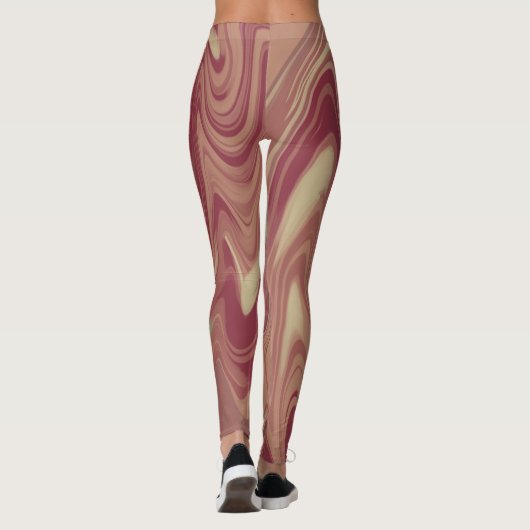 Orange Vibe Leggings (Rückseite)