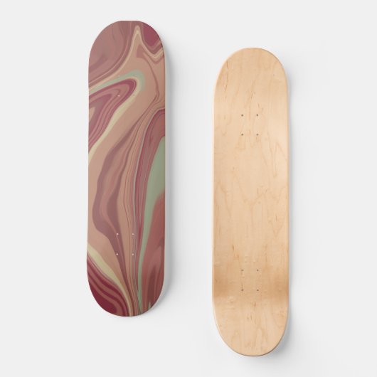 Orange Vibe Skateboard (Vorderseite)