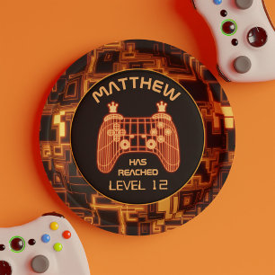 Orange Video Game Controller Pappteller