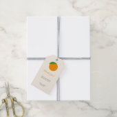 Orange Vielen Dank Geschenkanhänger (Mit Garn)
