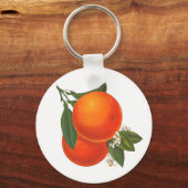 Orange Vintag Crate Art Schlüsselanhänger (Vorderseite)