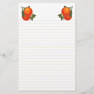 Orange Vintag Crate Art Stationery Linde Briefpapier