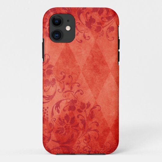 Orange Vintag Design Case-Mate iPhone Hülle (Rückseite)