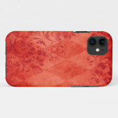 Orange Vintag Design Case-Mate iPhone Hülle (Rückseite (Horizontal))