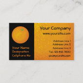 Orange Visitenkarte (Vorderseite)