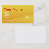 Orange Visitenkarte (Vorne/Hinten)