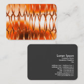 Orange Visitenkarte (Vorne/Hinten)