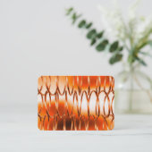 Orange Visitenkarte (Stehend Vorderseite)