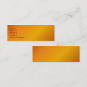 Orange Visitenkarte (Vorne/Hinten)