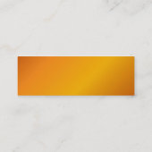 Orange Visitenkarte (Rückseite)