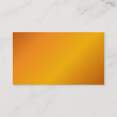 Orange Visitenkarte (Rückseite)