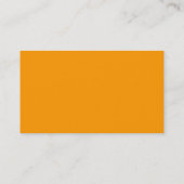 Orange Visitenkarte (Rückseite)