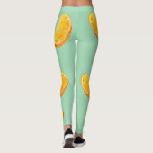 Orange, vitamine C Leggings (Rückseite)