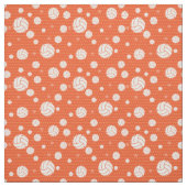 Orange Volleyball Zickzack Gemustert Stoff (Muster)