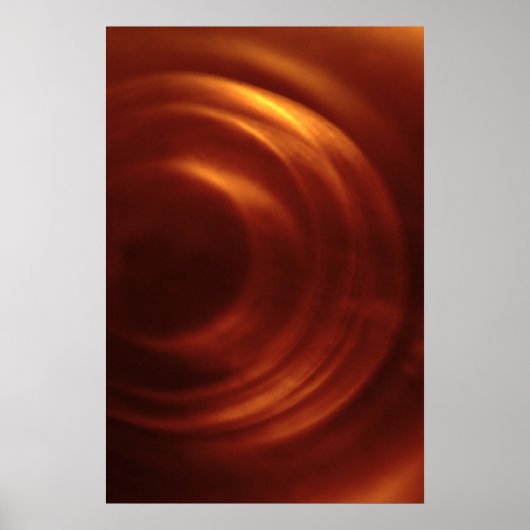 Orange Vortex von Zeitreisenden Poster (Vorne)