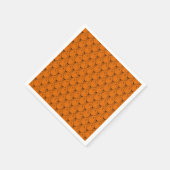 Orange W/Flasche Serviette (Ecke)