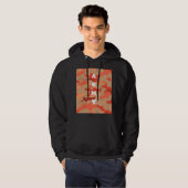 Orange Wald Camouflage Hoodie (Vorne ganz)