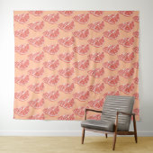 Orange Wandteppich (Beispiel (Horizontal))